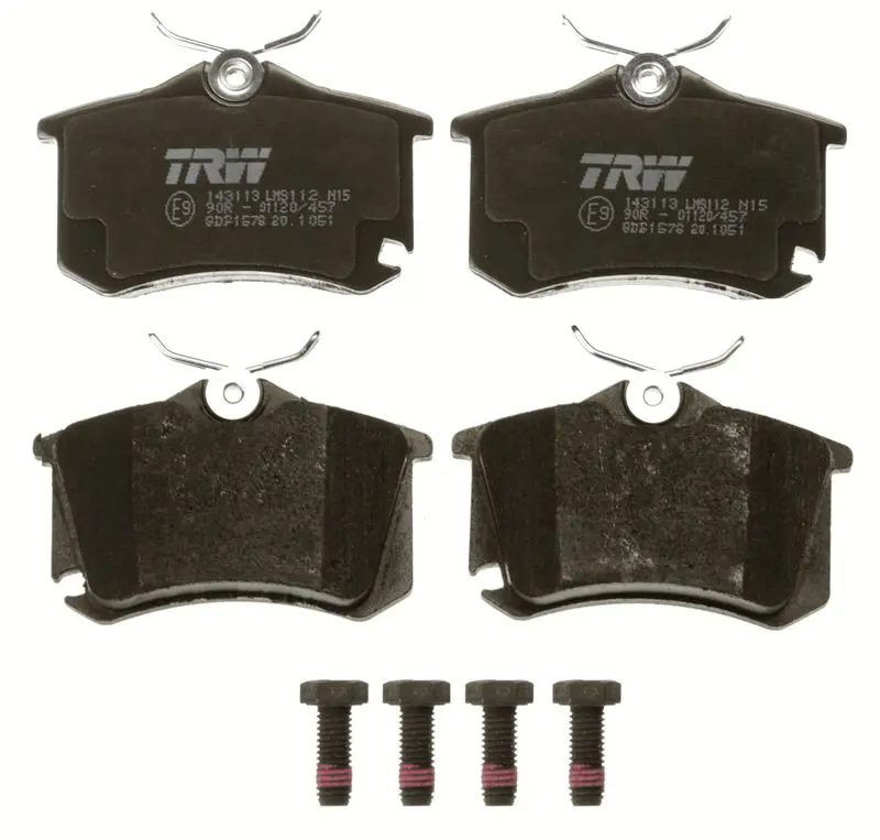 Handler.Part Brake pad set, disc brake TRW GDB1578 2