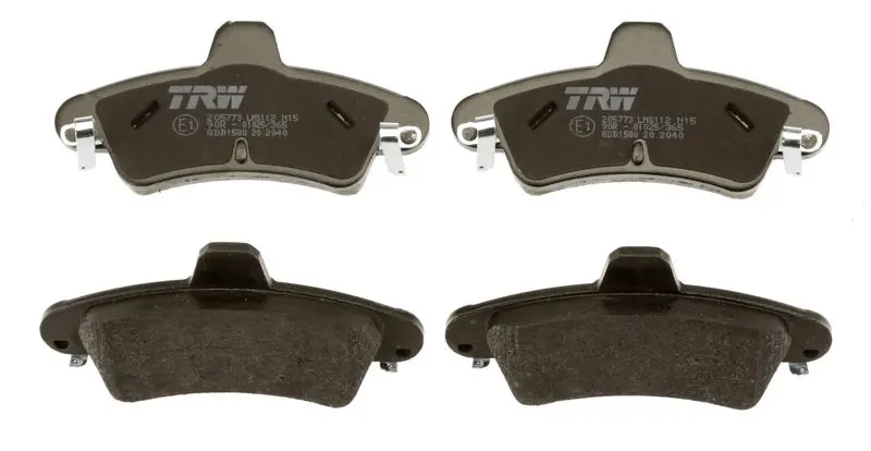 Handler.Part Brake pad set, disc brake TRW GDB1580 2