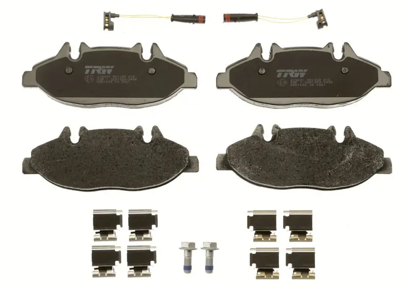 Handler.Part Brake pad set, disc brake TRW GDB1600 2