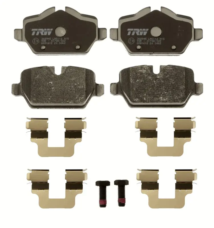 Handler.Part Brake pad set, disc brake TRW GDB1612 2