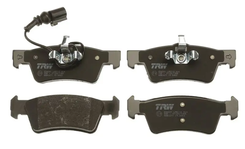 Handler.Part Brake pad set, disc brake TRW GDB1671 2