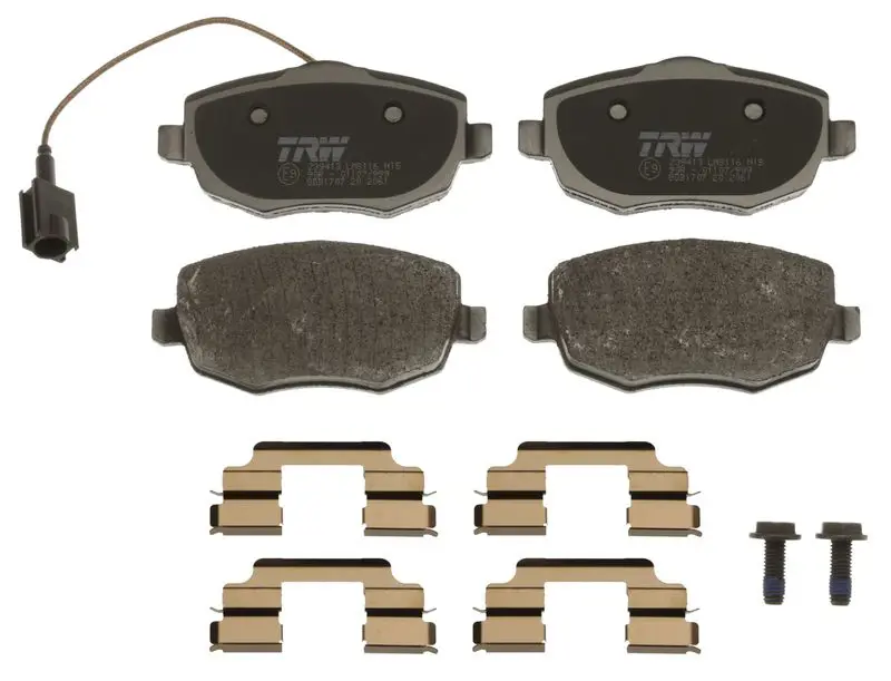 Handler.Part Brake pad set, disc brake TRW GDB1707 2