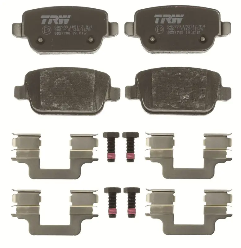 Handler.Part Brake pad set, disc brake TRW GDB1708 2