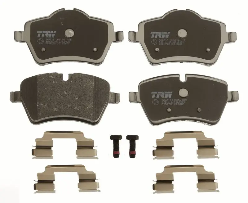 Handler.Part Brake pad set, disc brake TRW GDB1712 2