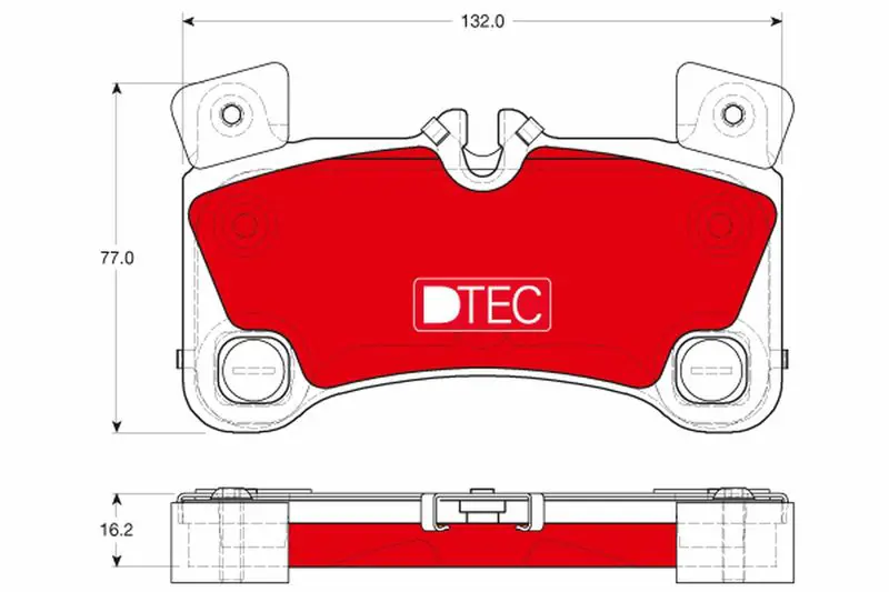 Handler.Part Brake pad set, disc brake TRW GDB1775DTE 1