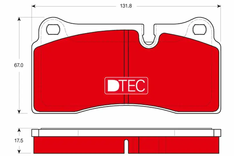 Handler.Part Brake pad set, disc brake TRW GDB1816DTE 1