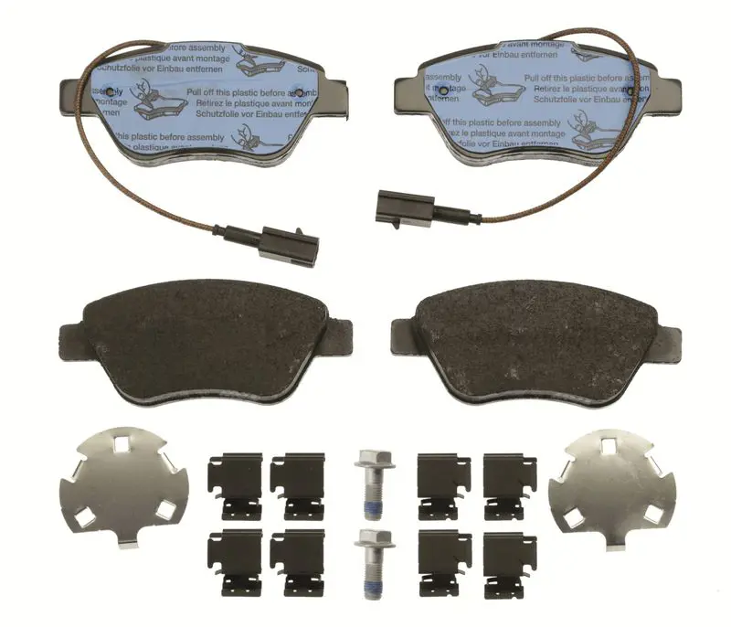 Handler.Part Brake pad set, disc brake TRW GDB1842 2