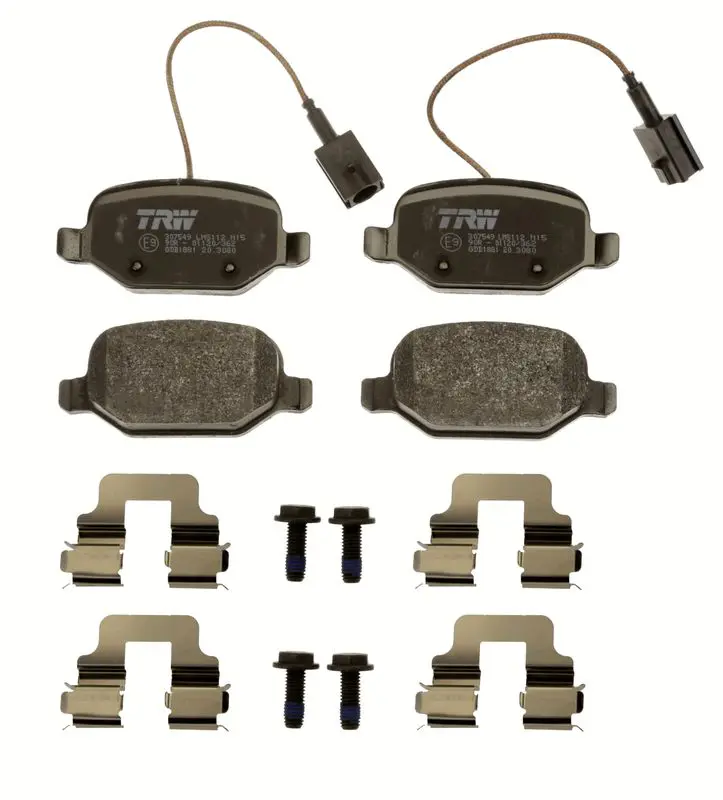 Handler.Part Brake pad set, disc brake TRW GDB1881 2