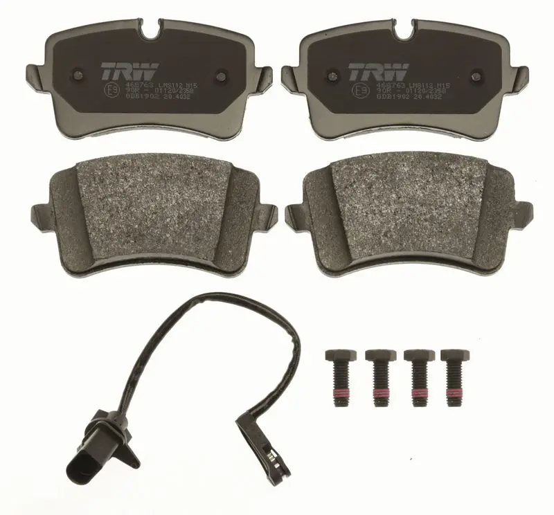 Handler.Part Brake pad set, disc brake TRW GDB1902 2