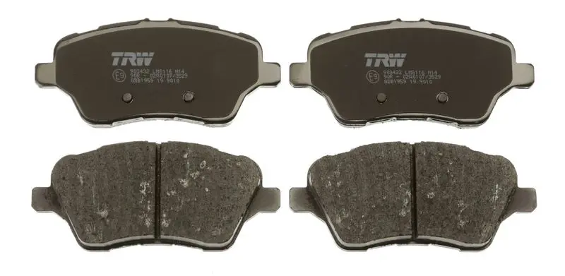 Handler.Part Brake pad set, disc brake TRW GDB1959 2