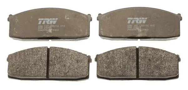 Handler.Part Brake pad set, disc brake TRW GDB197 1