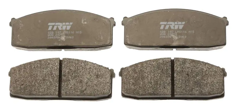 Handler.Part Brake pad set, disc brake TRW GDB197 2