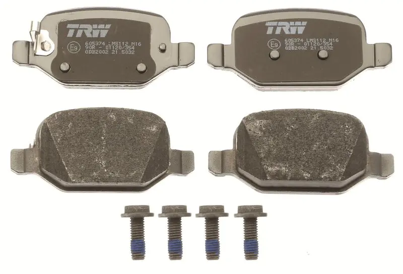 Handler.Part Brake pad set, disc brake TRW GDB2002 2