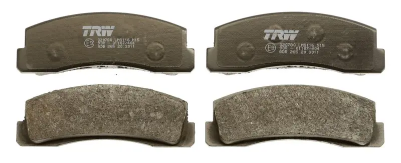 Handler.Part Brake pad set, disc brake TRW GDB265 2