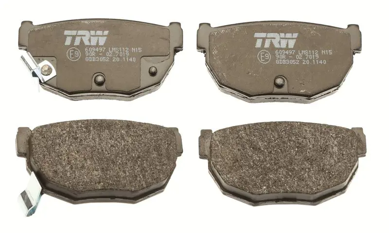 Handler.Part Brake pad set, disc brake TRW GDB3052 2