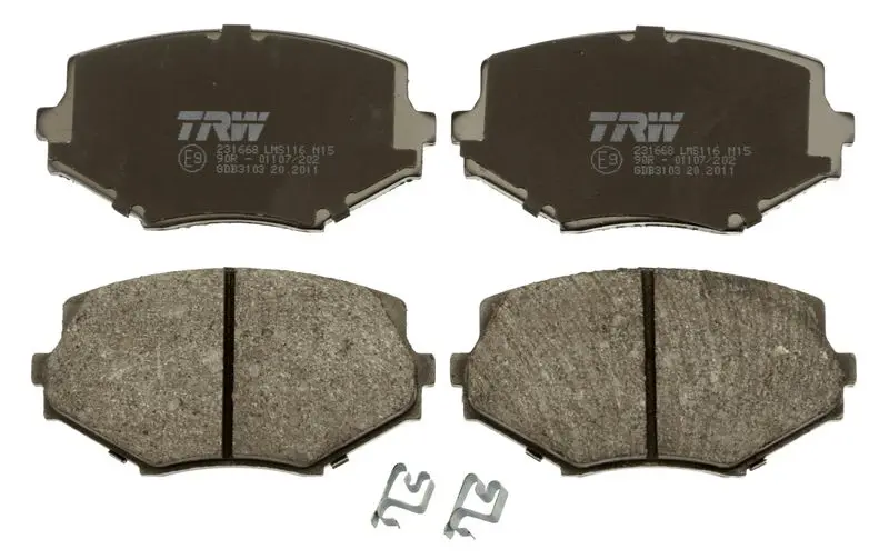 Handler.Part Brake pad set, disc brake TRW GDB3103 2