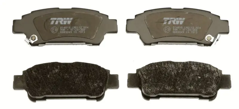 Handler.Part Brake pad set, disc brake TRW GDB3249 2