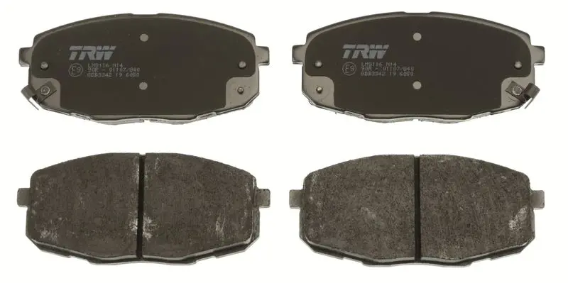 Handler.Part Brake pad set, disc brake TRW GDB3342 2