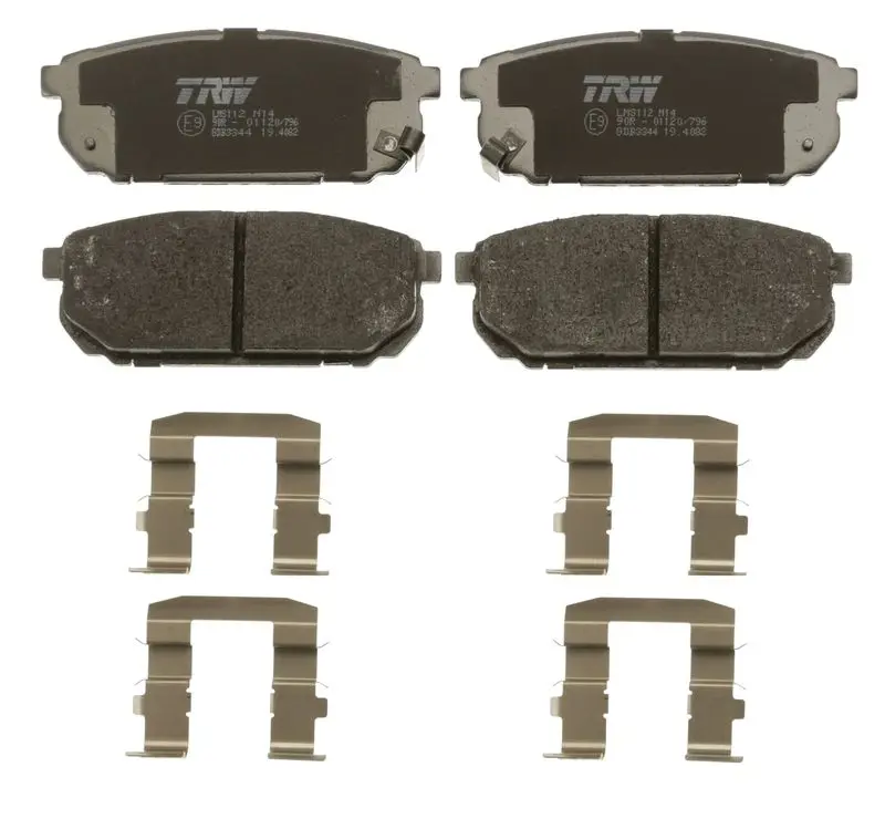 Handler.Part Brake pad set, disc brake TRW GDB3344 2