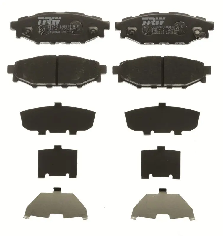 Handler.Part Brake pad set, disc brake TRW GDB3373 2