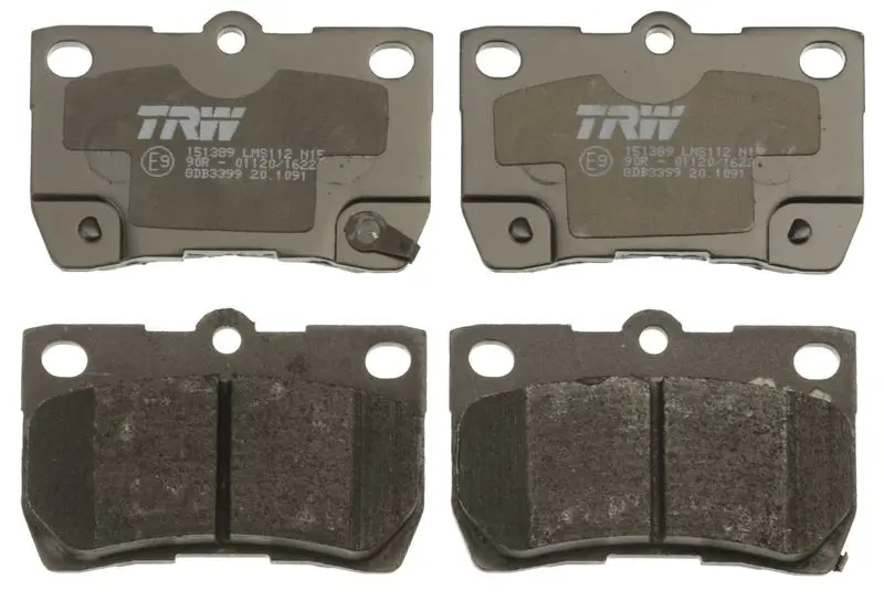 Handler.Part Brake pad set, disc brake TRW GDB3399 2