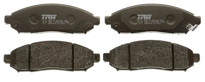 Handler.Part Brake pad set, disc brake TRW GDB3404 2