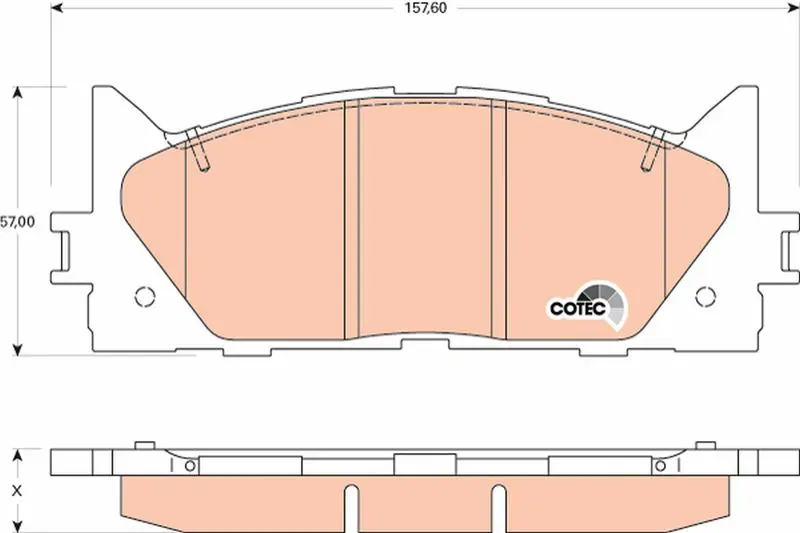 Handler.Part Brake pad set, disc brake TRW GDB3429 1