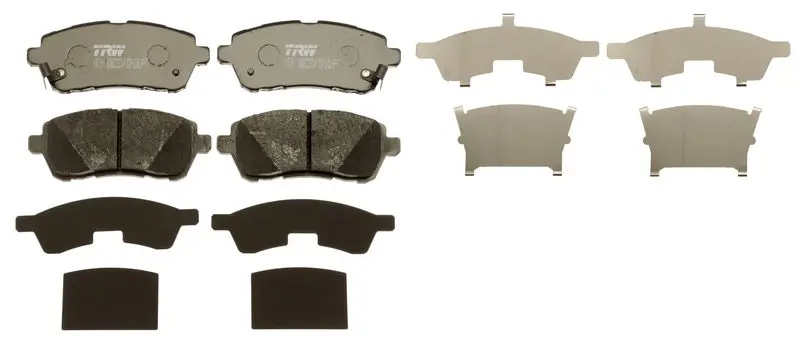 Handler.Part Brake pad set, disc brake TRW GDB3437 2