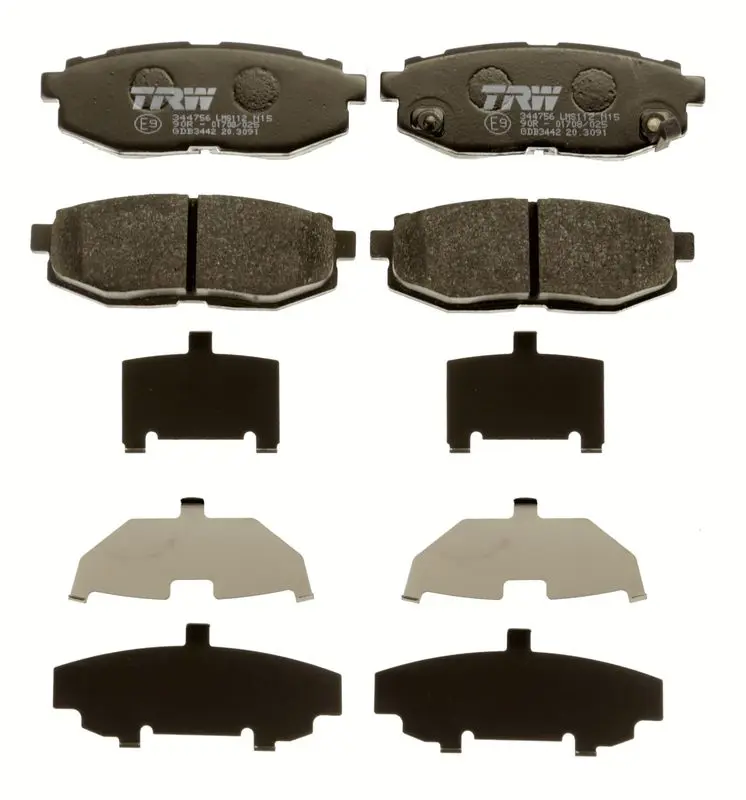 Handler.Part Brake pad set, disc brake TRW GDB3442 2