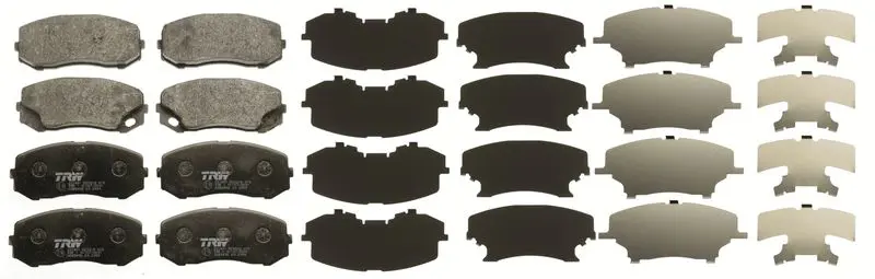 Handler.Part Brake pad set, disc brake TRW GDB3492 2