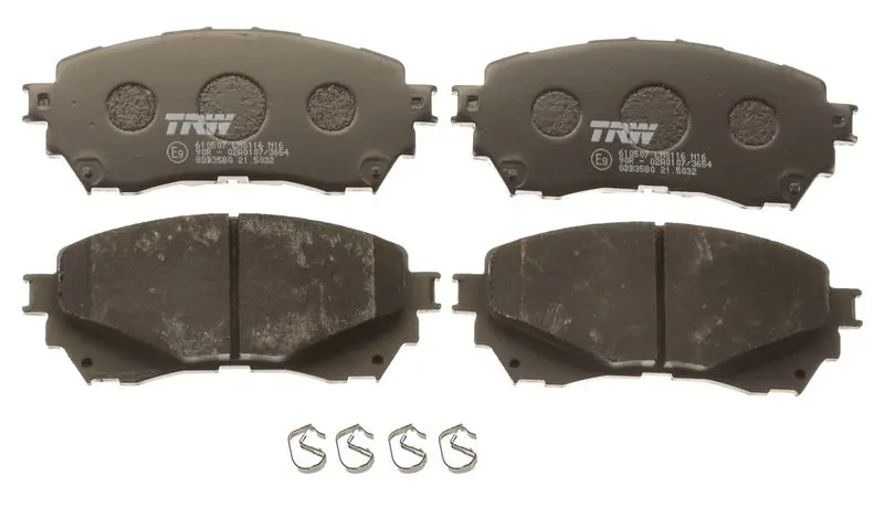 Handler.Part Brake pad set, disc brake TRW GDB3580 2