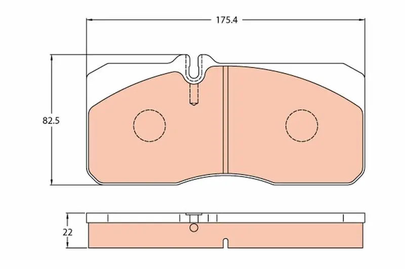 Handler.Part Brake pad set, disc brake TRW GDB5059 1