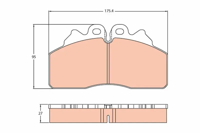 Handler.Part Brake pad set, disc brake TRW GDB5113 1