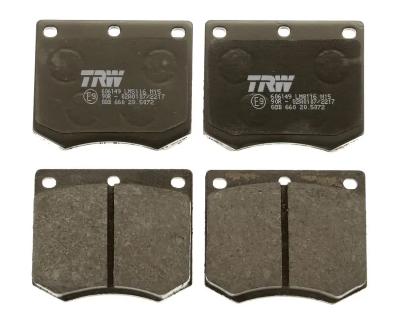 Handler.Part Brake pad set, disc brake TRW GDB660 2