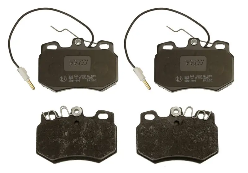 Handler.Part Brake pad set, disc brake TRW GDB808 2