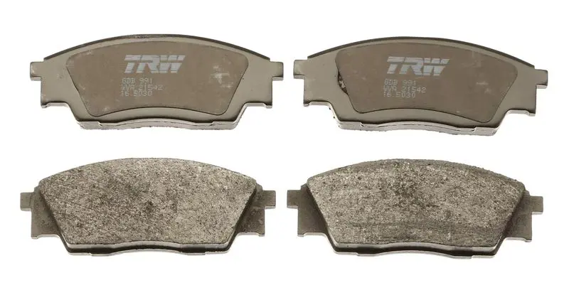 Handler.Part Brake pad set, disc brake TRW GDB991 2