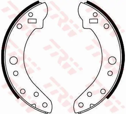 Handler.Part Brake shoe set TRW GS6143 1