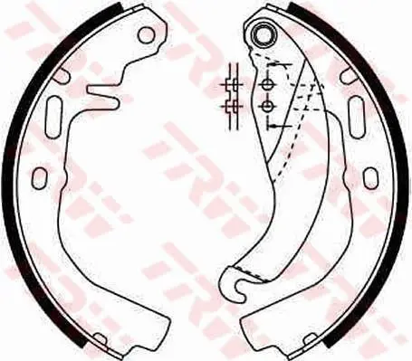 Handler.Part Brake shoe set TRW GS6186 1