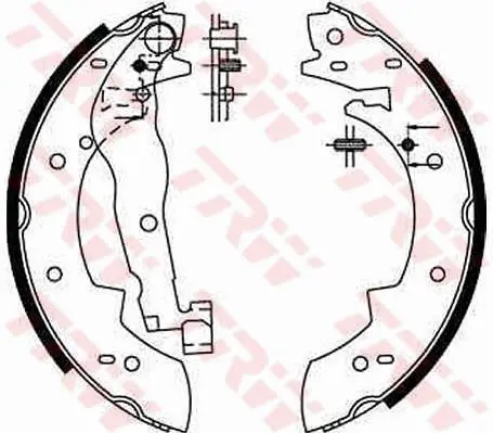 Handler.Part Brake shoe set TRW GS6190 1