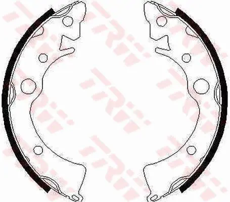 Handler.Part Brake shoe set TRW GS6210 1