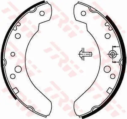 Handler.Part Brake shoe set TRW GS6224 1