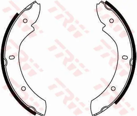 Handler.Part Brake shoe set, parking brake TRW GS6236 1