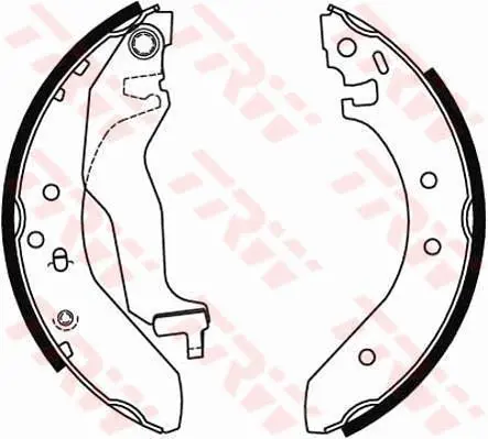 Handler.Part Brake shoe set TRW GS6246 1