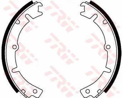 Handler.Part Brake shoe set TRW GS8011 1