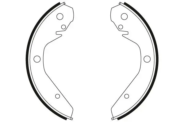 Handler.Part Brake shoe set TRW GS8026 2