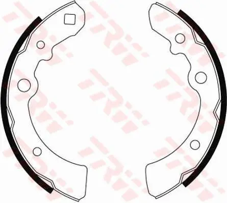 Handler.Part Brake shoe set TRW GS8030 1