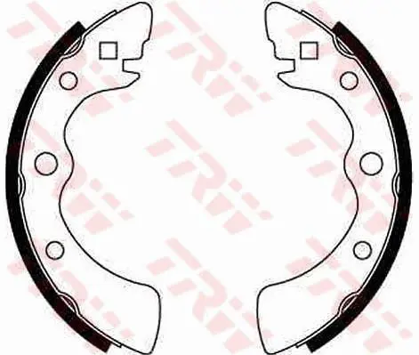 Handler.Part Brake shoe set TRW GS8071 1