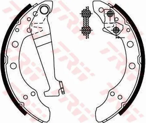 Handler.Part Brake shoe set TRW GS8092 1