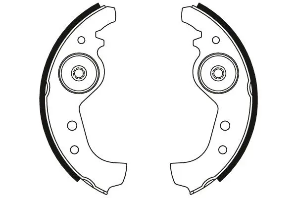 Handler.Part Brake shoe set TRW GS8160 2