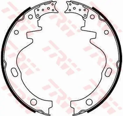 Handler.Part Brake shoe set TRW GS8259 1